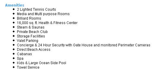 Blue Diamond Amenities Blue Diamond Amenities