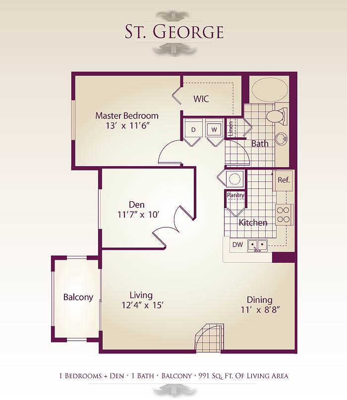Devonaire St. George Floor Plan